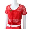 Red Lace top