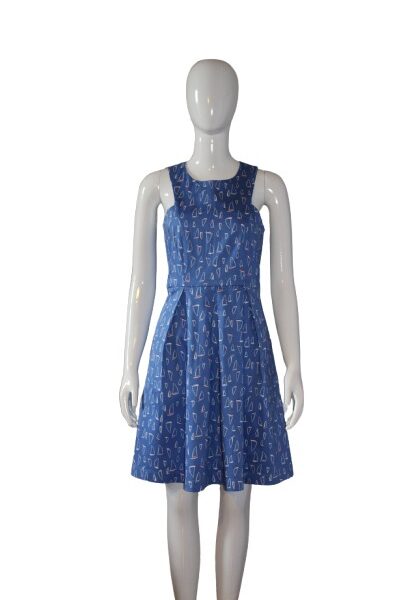 Blue sale back