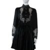 Elegant Black and White dress front
