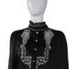 Elegant Black and White dress front1