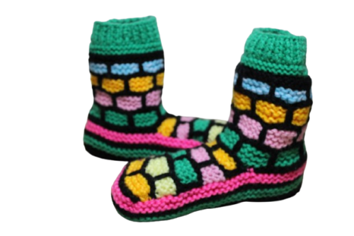 Colofull-knited-boots