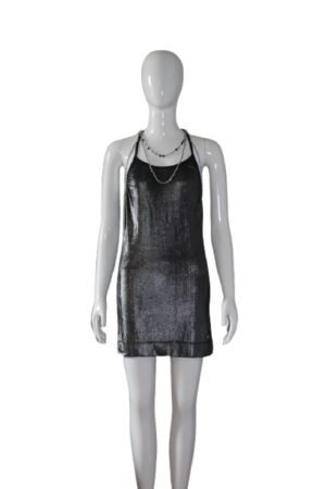 Dress with decoration jewelry
