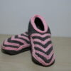 Crey and Pink Adults socks