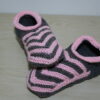 Grey and Pink Adults socks