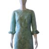 Ambroise-with-gold-fabric-light-aqua-dress-front.
