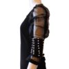 Black-dress-peals-side