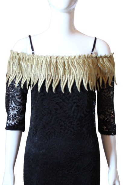 Black-dress-withe-gold-lace-front