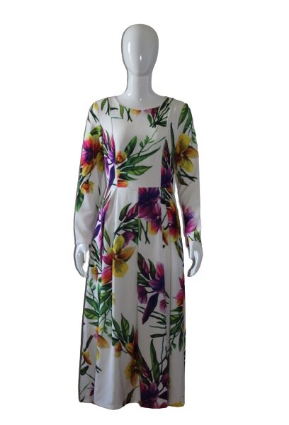 Flower-pattern-dress-front