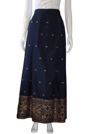Maxi-skirt-Blue-gold-ambroidery