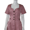 apricot dress front