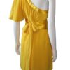 Yellow one-shoulder dress