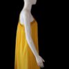 Yellow one-shoulder dress