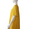 Yellow one-shoulder dress