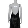 Black-Dress-white-dots-Back