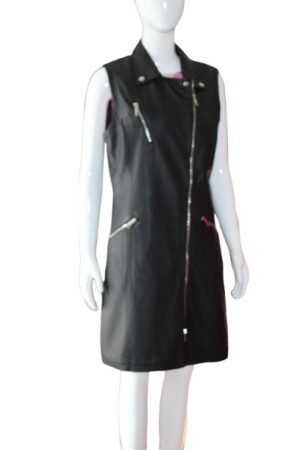 Black sleeveless with zip front Black-sleeveless-with-zip-front.