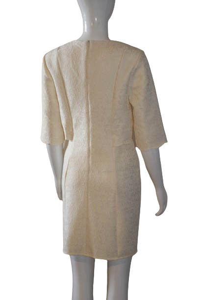 Cream-color-dress-back