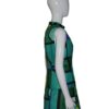 Green and yellow color dress