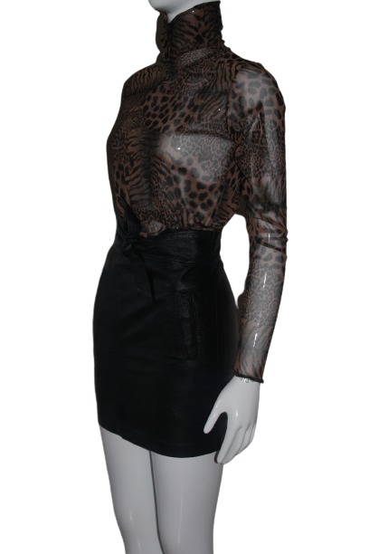 Leather skirt