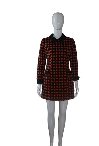 the-orange-Black-dress-front