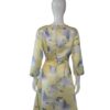 Grey and yellow dress