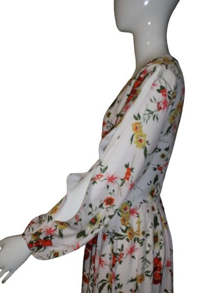 White-with-flowers-maxi-dress-sleeve