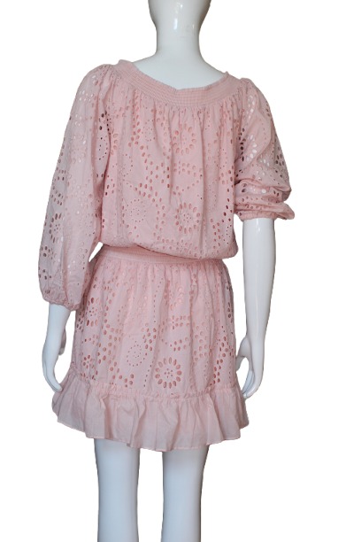 Pink-shoulder-open-dress-back