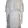 White Off-Shoulder Lace Floral Embroidered Summer Boho dress
