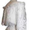 White Off-Shoulder Lace Floral Embroidered Summer Boho dress