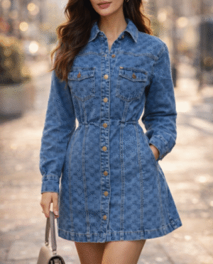 Jeans-patented-dress-front