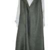 Olive Green Sarafan-Pinafore Dress