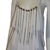 Multiple asymmetrical tiered ruffles dress