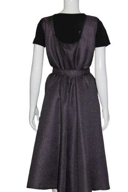 purple sarafan back Purple Sarafan-Pinafore dress
