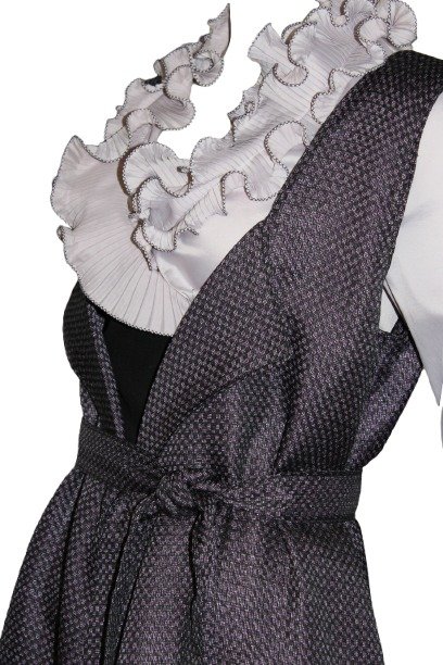 purple sarafan front3 Purple Sarafan-Pinafore dress